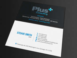 Business Card Design by chandrayaan.creative for Plus Consulting | Design #19249451