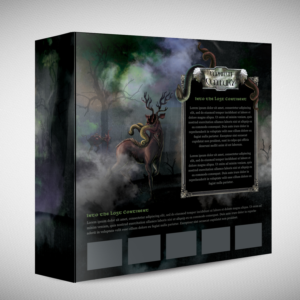 Eldritch Century: Box for Kickstarter Miniatures Game | Packaging Design by Nuepine Designs