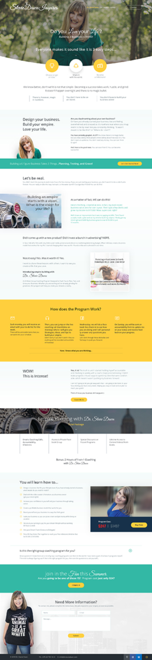 Landing Page design for Group Coaching Program | Web-Design von Ved Web Services