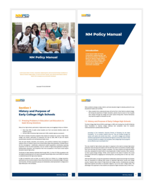 Policy Manual in Education | Word Template Design by Imazing