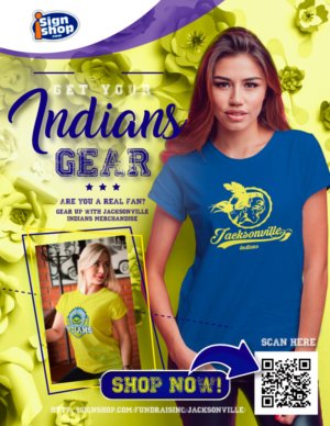 School Fundraising Flyer Jacksonville Indians | Flyer-Design von Sarina.dsg