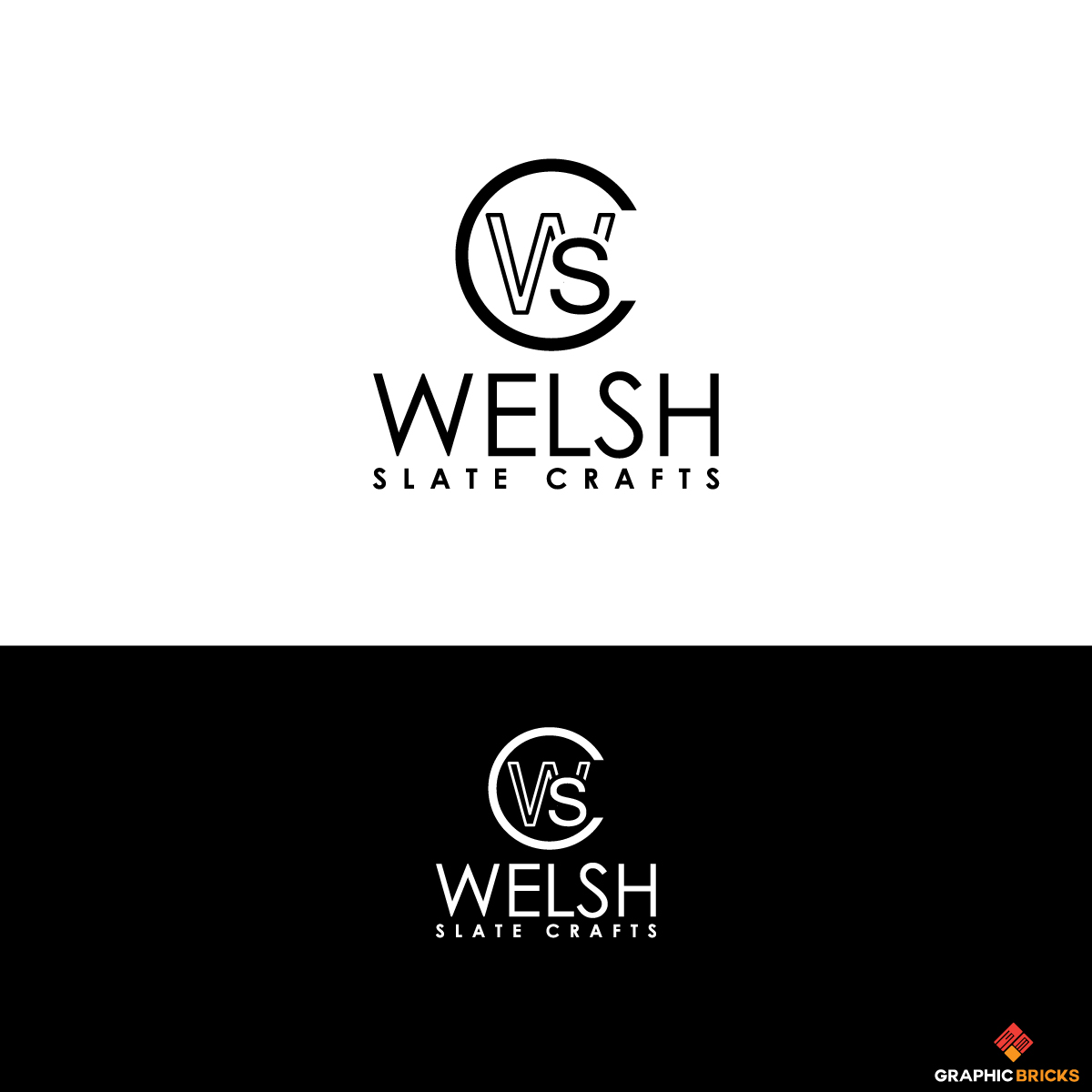 Logo Design by Graphic Bricks for Welsh Slate Crafts | Design #19077507