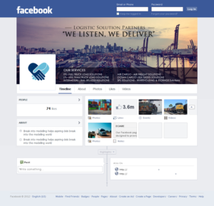 Transportation Brokerage and Freight Forwarder | Facebook Design by Sbss