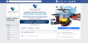 Transportation Brokerage and Freight Forwarder | Facebook-Design von SAI DESIGNS