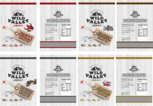 Wild Valley Jerky packaging | Verpackungs-Design von Vishal Vishwakarma 