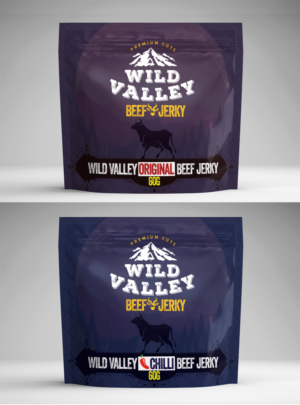 Wild Valley Jerky packaging | Verpackungs-Design von SAI DESIGNS