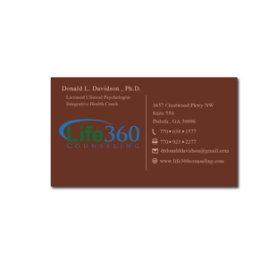 Business Card Design by emptyboxgraphics for Life360 Counseling | Design #19346517