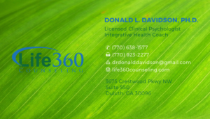 Business Card Design by Venus L. Penaflor for Life360 Counseling | Design #19160362