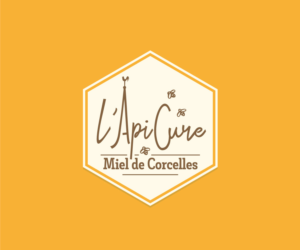 l’Api Cure                 Miel de Corcelles | Logo Design by rum