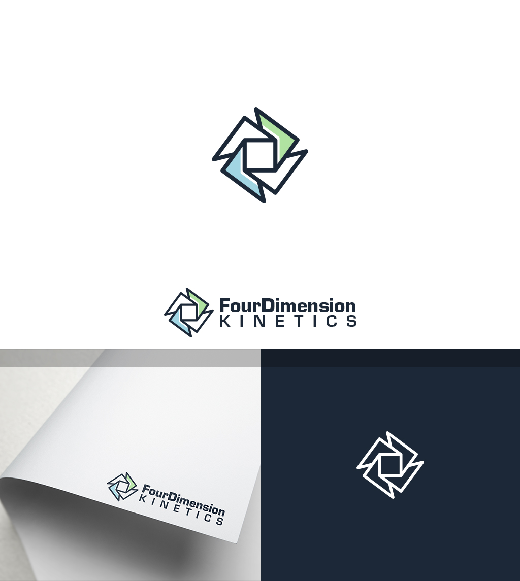 Logo Design by JohnM. for Four Dimension Kinetics | Design #19089183