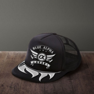 Modern/Vintage Design for Blue Alpha Gear Hat | Apparel Design by iwan s