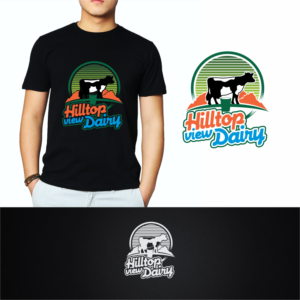 Hilltop View Dairy | Logo-Design von Arham Hidayat