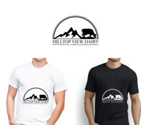 Logo-Design von pixervision für Hilltop view Dairy  | Design #19097293