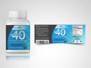 Probiotic Supplement label design | Label Design by Priyo Subarkah