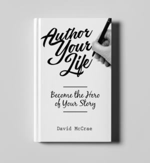 Book Cover for self help book describing how to become the author of your life | Book Cover Design by B74Design