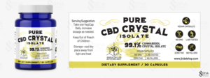 Joshua Tree CBD Apothecary needs label for CBD capsule bottles | Etikett-Design von SofiaDesignStudio