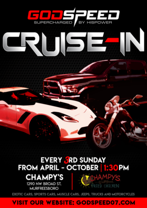 Ceate a flashy Car Cruise-In Flyer for Christian Car Club | Flyer Design by EA5Designs