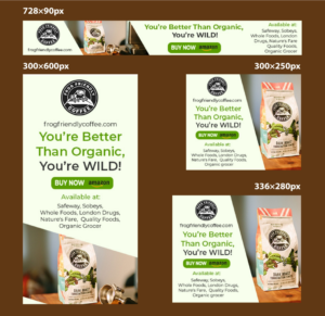 Banner Ad Design by fandi.graphic for Frog Friendly Coffee | Design #19144460