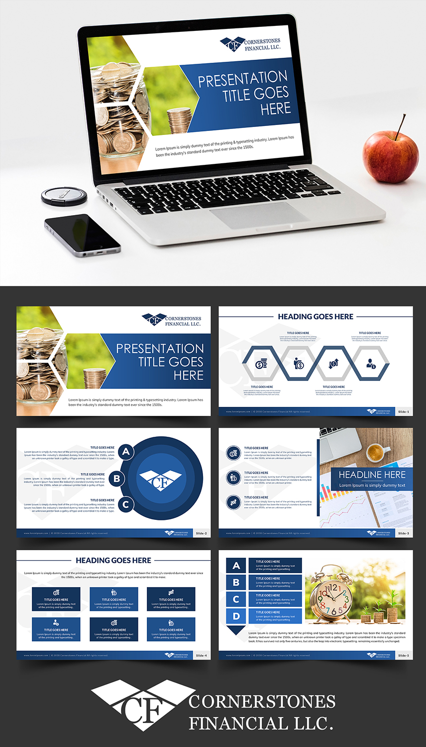 PowerPoint Design by SAI DESIGNS for Cornerstones Financial LLC | Design #19164525