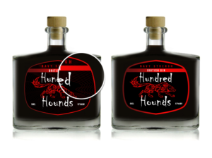 Hundred Hounds Gin | Label Design by JTdsign