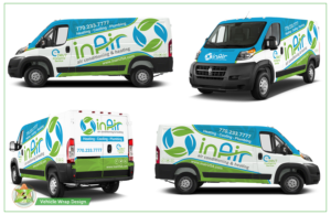 Heating, Cooling, Plumbing. 770.233.7777 www.inairUSA.com | Car Wrap Design by Azhoeck