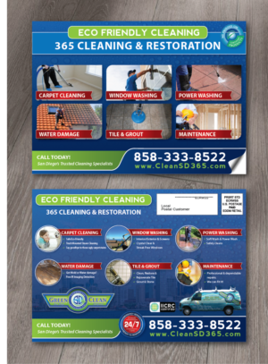 365 EDDM FLYER FOR CARPET CLEANING & WINDOW WASHING | Flyer Design by alex989