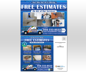 365 EDDM FLYER FOR CARPET CLEANING & WINDOW WASHING | Flyer-Design von Luniere Designs