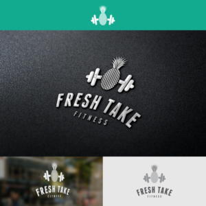 Fresh Take Fitness | Logo Design by Paperfox Designs