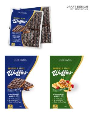 Waffle packs (for hard discounters) | Verpackungs-Design von MDesigns ™