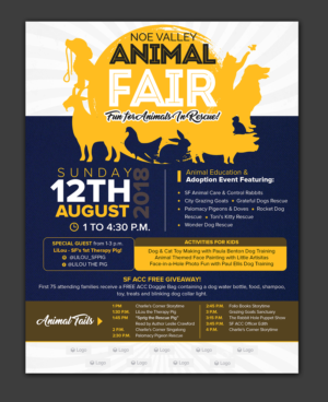 San Francisco Animal Adoption FAIR | Flyer Design by SAI DESIGNS