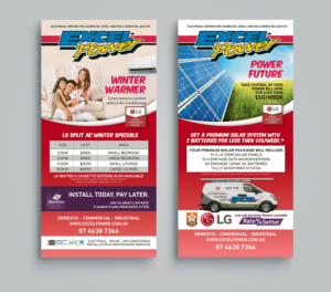 Warm Your Winter with LG / Premium Solar Systems | Flyer-Design von Pinky 