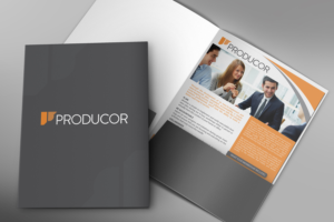 Producor - Collateral Pocket Envelope and Insert Design | Brochure Design by alex989