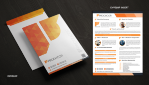 Producor - Collateral Pocket Envelope and Insert Design | Brochure Design by SAI DESIGNS