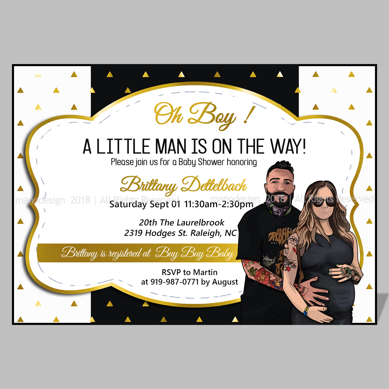 Invitation Design by ManoDesign1 for MPD Sales & Marketing LLC | Design #19264381