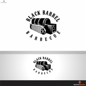 Black Barrel Barbecue | Logo-Design von Graphic Bricks