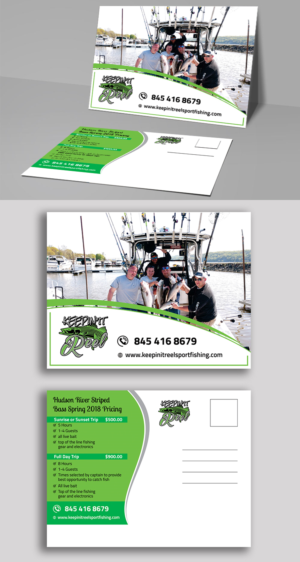 Postkarten-Design von ecorokerz für Keepin it reel sportfishing | Design #19264780