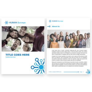 Word Template for HUMAN Surveys | Word Template Design by Imazing