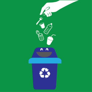 Recycling Right | Grafik-Design von 75-R-P-Z