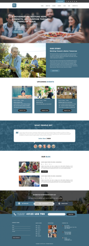 Social Movement/Church Plant Website - ForLoveland.com | Wordpress Design by WebPixel