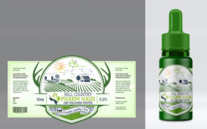 Hill Country Pharm Haus Label | Packaging Design by SAI DESIGNS