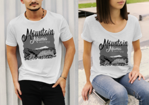 Mountain Mama Natural Foods T-Shirt Design  | T-shirt Design by dundun