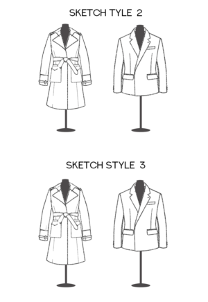 Leading Shoulder Pad Company Needs a Fashion Sketch | Graphic Design by Rickyy