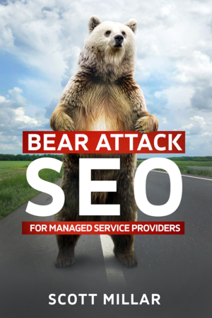 Book cover required for new book business book (Bear Attack SEO for Managed Service Providers) | Buchumschlag Design von Tatlin