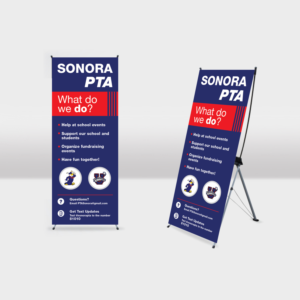 PTA Sign 24”x60” | Signage Design by M K G