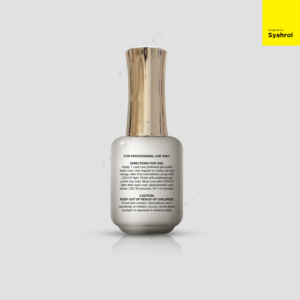 KND Gel Nail Polish Collection for 15 ml bottle | Packaging Design by Syahrol