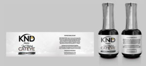 KND Gel Nail Polish Collection for 15 ml bottle | Packaging Design by SAI DESIGNS