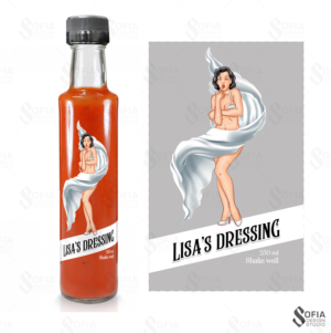 label design for a new gourmet salad dressing - Lisa's Dressing | Etikett-Design von SofiaDesignStudio