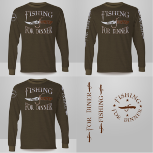 Fillet Hunter. A shirt for people that enjoy catching fish to eat | T-Shirt-Design von Kero