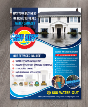 Water Damage? Call Us!! | Flyer Design by alex989