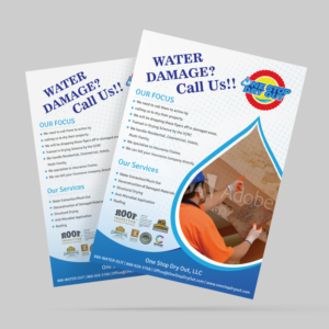 Flyer Design by Creative Jiniya for One Stop Dry Out, LLC | Design #19445165